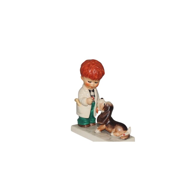 Goebel Charlot Byj 70 Say A-A-A-AAH Red Head Figurine Vintage Hummel - Picture 2 of 6